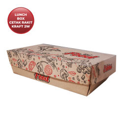 LUNCH BOX CETAK RAKIT L KRAF 2W